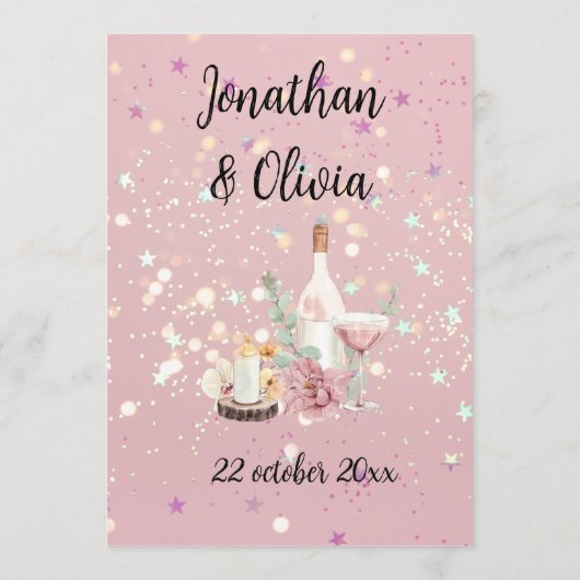 Romantic wedding flowers blooming garden programm (Rückseite)