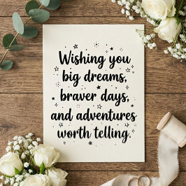 Romantic Wedding Quote Newlywed Bride Groom Karte