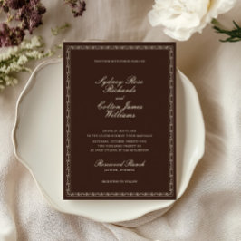 Romantic Western Ranch Wedding Invitation Einladung
