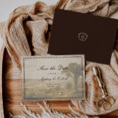 Romantic Western Ranch Wedding Save The Date