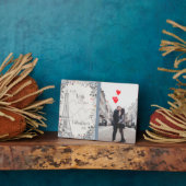 Romantic Wife Valentine's Day Eiffel Tower Fotoplatte (Seite)