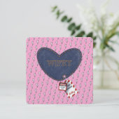 Romantic Wifey Hubby Electrical Lock Tag Herz (Stehend Vorderseite)