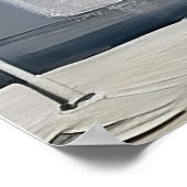 Romantic Wine Embrace Poster (Ecke)