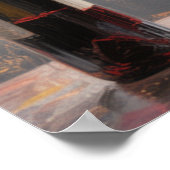 Romantic Wine Moment Poster (Ecke)