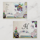 ROMANTICA 2 Monogramm Visitenkarte (Vorne/Hinten)