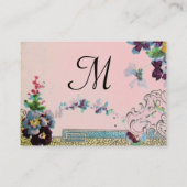 ROMANTICA 2 Monogramm Visitenkarte (Rückseite)