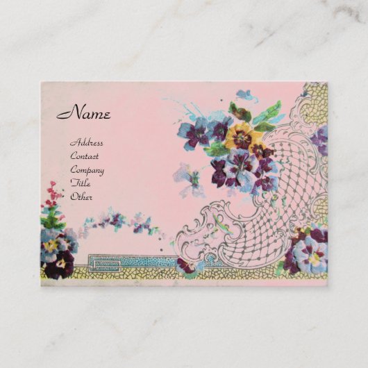 ROMANTICA 2 Monogramm Visitenkarte (Vorderseite)