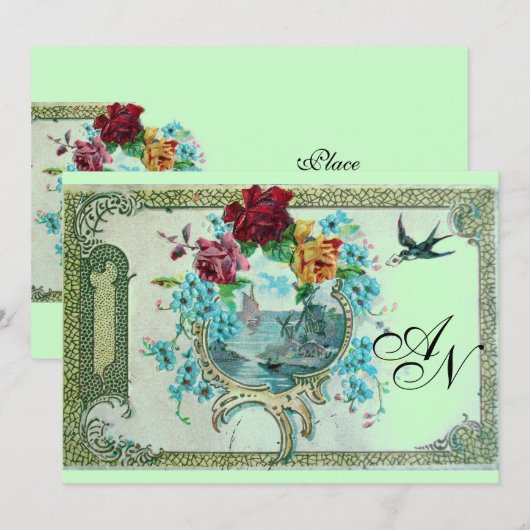 ROMANTİCA 3 MONOGRAMM ANKÜNDIGUNG (Vorne/Hinten)