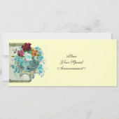 ROMANTİCA 3 MONOGRAMM, blau rosa gelb Ankündigung (Rückseite)