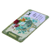 ROMANTİCA 3 MONOGRAMM, Save the Date Magnet (Linke Seite)