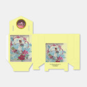 ROMANTICA ELEGANT WEDD PINK GEM MONOGRAM Gelb Geschenkschachtel (Ungefaltet)