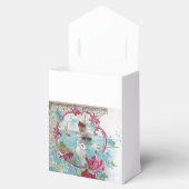 ROMANTICA ELEGANT WEDD PINK GEM MONOGRAM White Geschenkschachtel (Geöffnet)