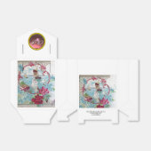 ROMANTICA ELEGANT WEDD PINK GEM MONOGRAM White Geschenkschachtel (Ungefaltet)