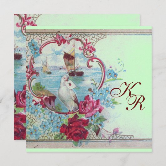 ROMANTİCA MONOGRAM ANKÜNDIGUNG (Vorne/Hinten)