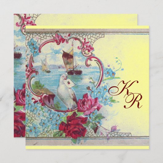 ROMANTİCA MONOGRAM ANKÜNDIGUNG (Vorne/Hinten)