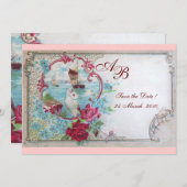 ROMANTICA MONOGRAM EINLADUNG (Vorne/Hinten)