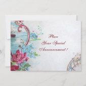 ROMANTICA MONOGRAM EINLADUNG (Rückseite)