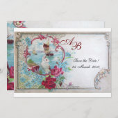 ROMANTICA MONOGRAM EINLADUNG (Vorne/Hinten)