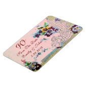 ROMANTİCA MONOGRAM, Save the Date Magnet (Linke Seite)