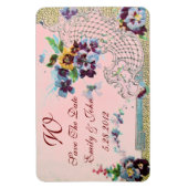 ROMANTİCA MONOGRAM, Save the Date Magnet (Vertikal)