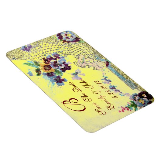ROMANTİCA MONOGRAM, Save the Date Magnet (Rechte Seite)