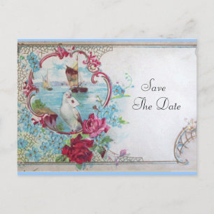 ROMANTICA SAVE THE DATE Einladung Postkarte