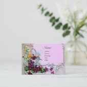 ROMANTICA-Stiefmütterchen, Violetten, Winter-Blume Visitenkarte (Stehend Vorderseite)