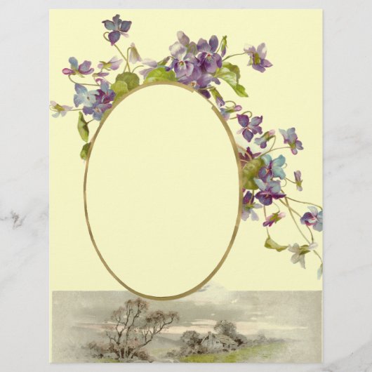 ROMANTİCA/VIOLET, lila, grün, creme (Vorderseite)