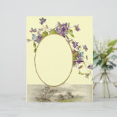 ROMANTİCA/VIOLET, lila, grün, creme (Stehend Vorderseite)