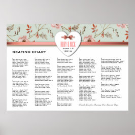 RomanticCharm Vintag Floral Wedding Collection Poster