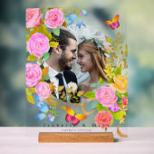 Romantics Blooming Garden Foto Lilac Acrylschild (Neutral)