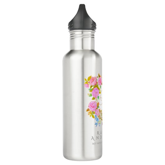 Romantics Blooming Garden Monogram Edelstahlflasche (Links)