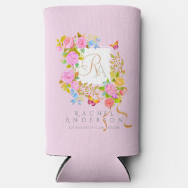 Romantics Blooming Garden Monogram Pink Selters Dosenkühler