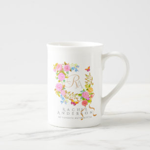 Romantics Blooming Garden Monogram Porzellantasse