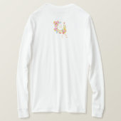 Romantics Blooming Garden Monogram White T-Shirt (Design Rückseite)