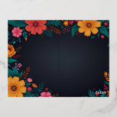 RomanticTheme Folien Feiertagspostkarte (Rückseite)