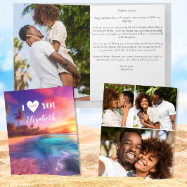 Romantik 4 Foto I Liebe Sie Valentinstag Karte