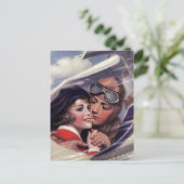 Romantik am Himmel Postkarte (Stehend Vorderseite)