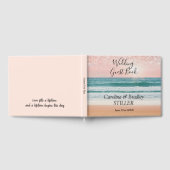 Romantik am Meer: Eleganter Strand Gästebuch (Voll)