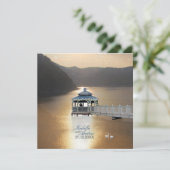 Romantik am See Einladung (Stehend Vorderseite)