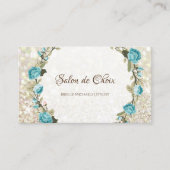 Romantik Blue Rose Florenz Ein perfektes Wochenend Visitenkarte (Vorderseite)