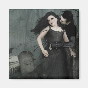 Romantik des Schwarzen Herzens Magnet