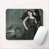 Romantik des Schwarzen Herzens Mousepad (Mit Mouse)