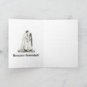 "Romantik erblühte" Karte (Innenseite)