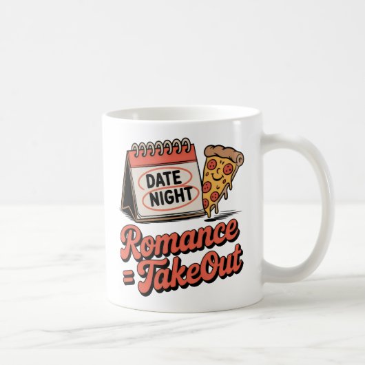 Romantik = Essen zum Mitnehmen | Leichte Liebe mit Kaffeetasse (Rechts)