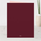 Romantik für die Frau I Liebe Valentinstag Karte (Rückseite)