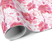 Romantik Geschenkpapier (Rolleneckpunkt)