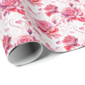 Romantik Geschenkpapier (Rolleneckpunkt)