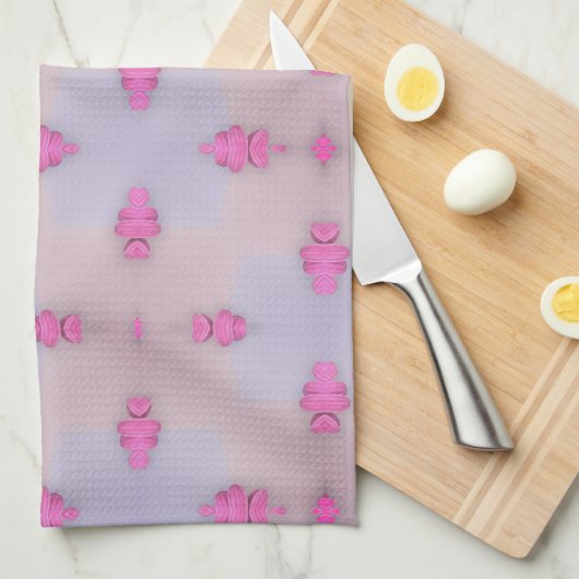 Romantik Handtuch (Viertel Falte)