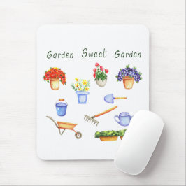 Romantik I Liebe meine Blumen Minimalistisch Niedl Mousepad